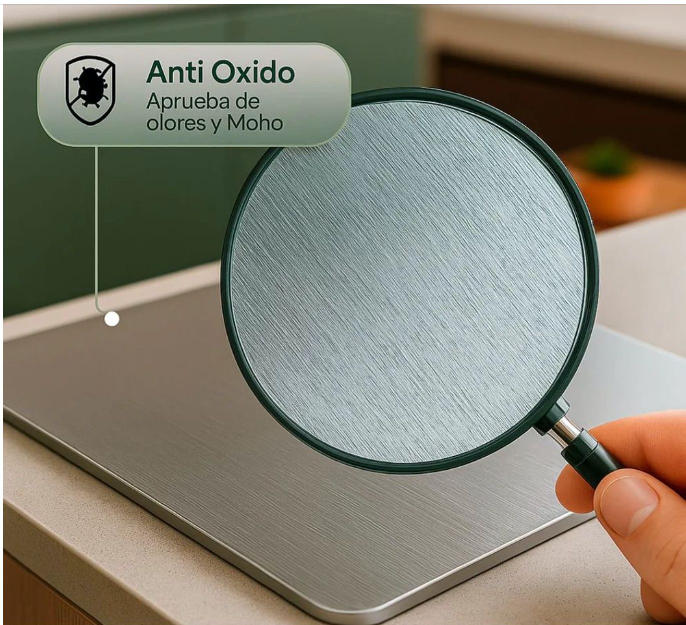 Tabla Para Picar de Acero Inoxidable + Envio Gratis