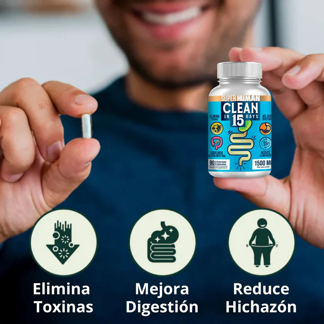 Clean15 Limpieza Completa Estomacal en 15 días - Envio Gratis